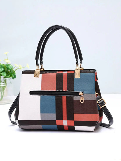 Luxury Grid Shoulder Bag