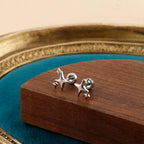 Star Screw Back Stud Earrings
