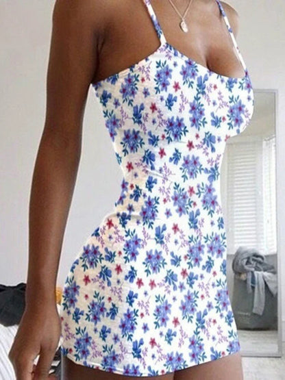Tiny Floral Bodycon Dress