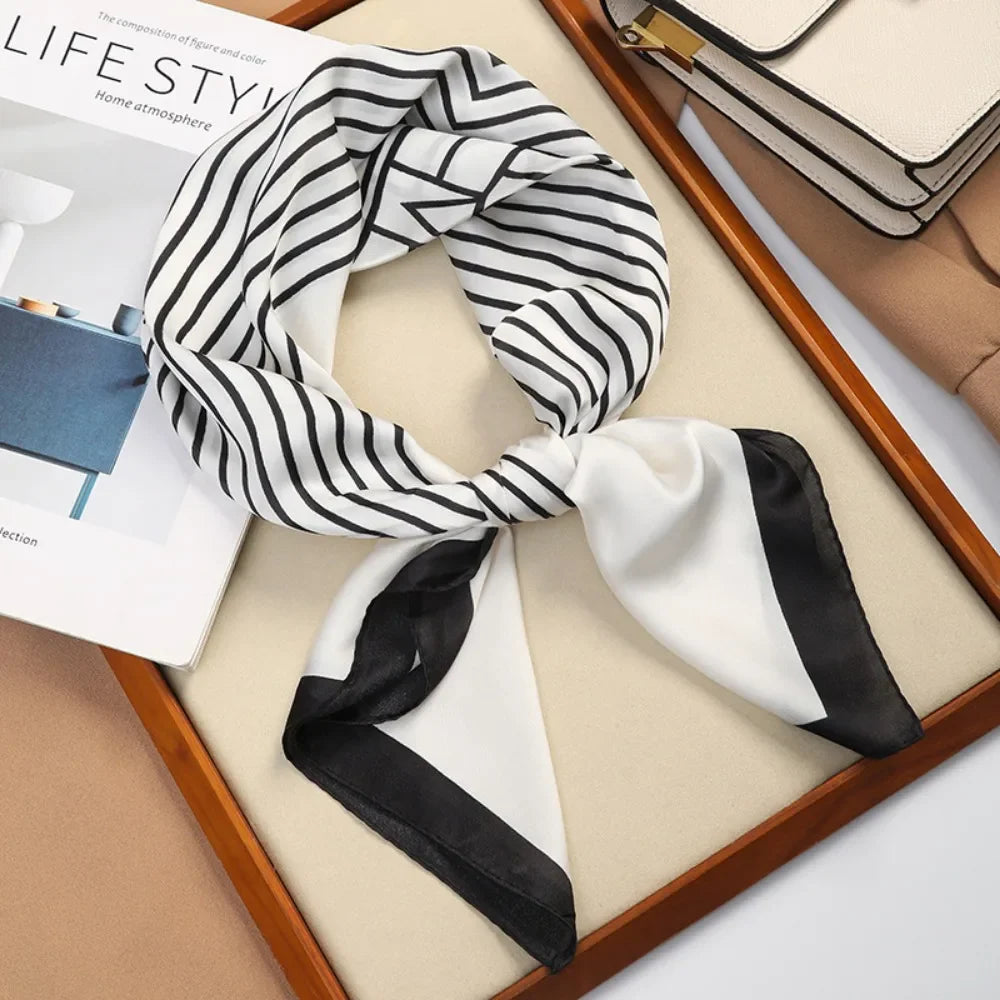 Elegant Square Silk Scarf