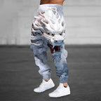 Lion print sweatpants