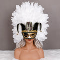 Feather Masquerade Party Mask