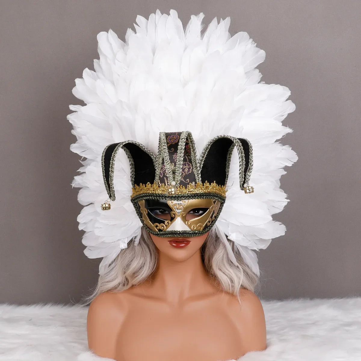 Feather Masquerade Party Mask