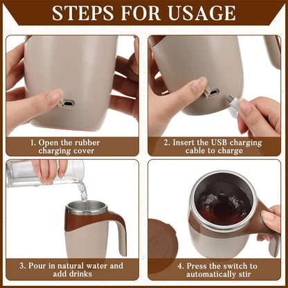 Portable Automatic Stirring Mug