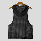 INCERUN Mesh Hooded Vest