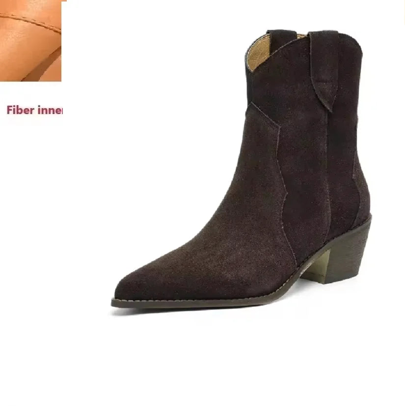 Suede Pointy Boots