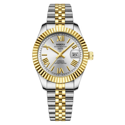 Elegant Gold Quartz Women’s Watch