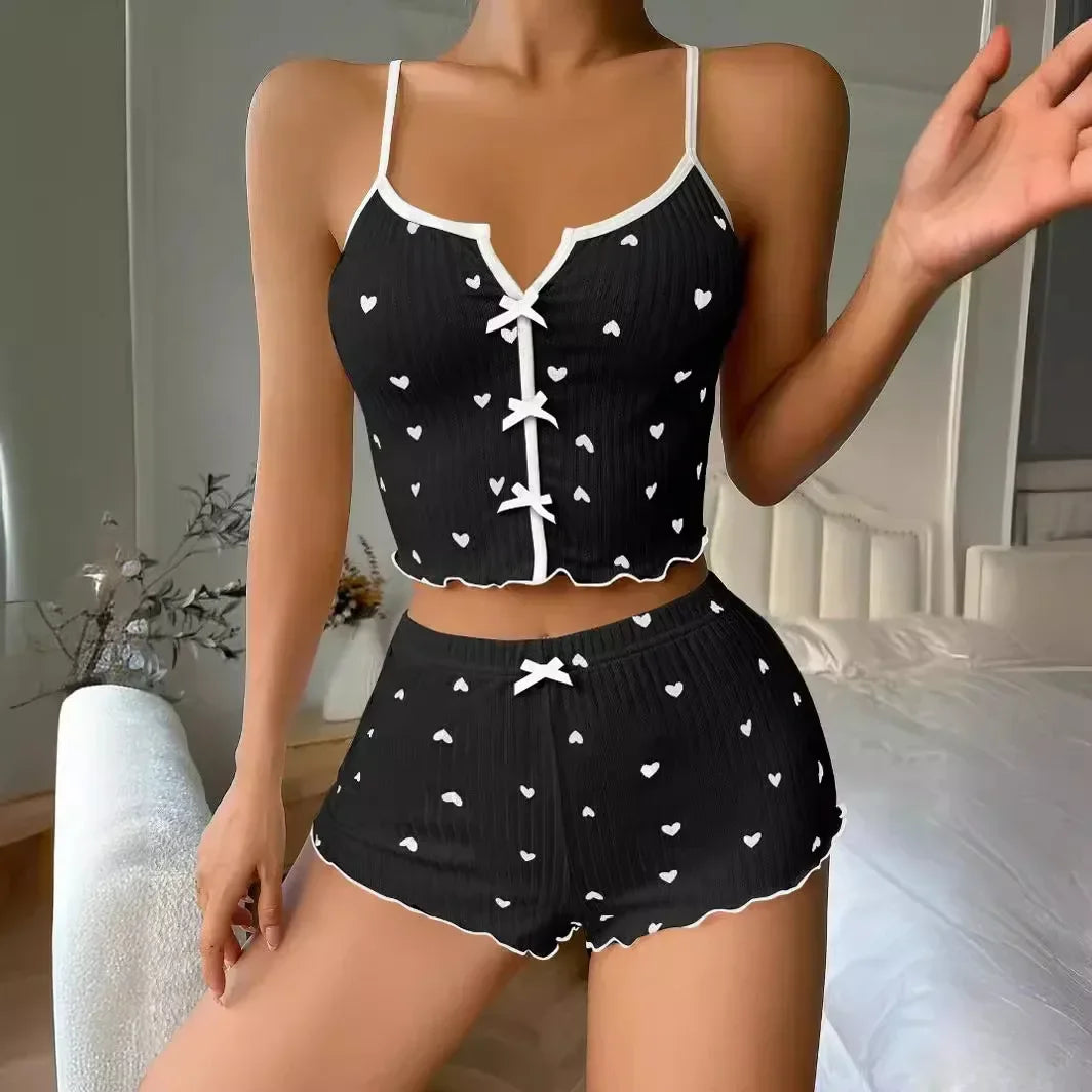 Women’s Heart Print Loungewear