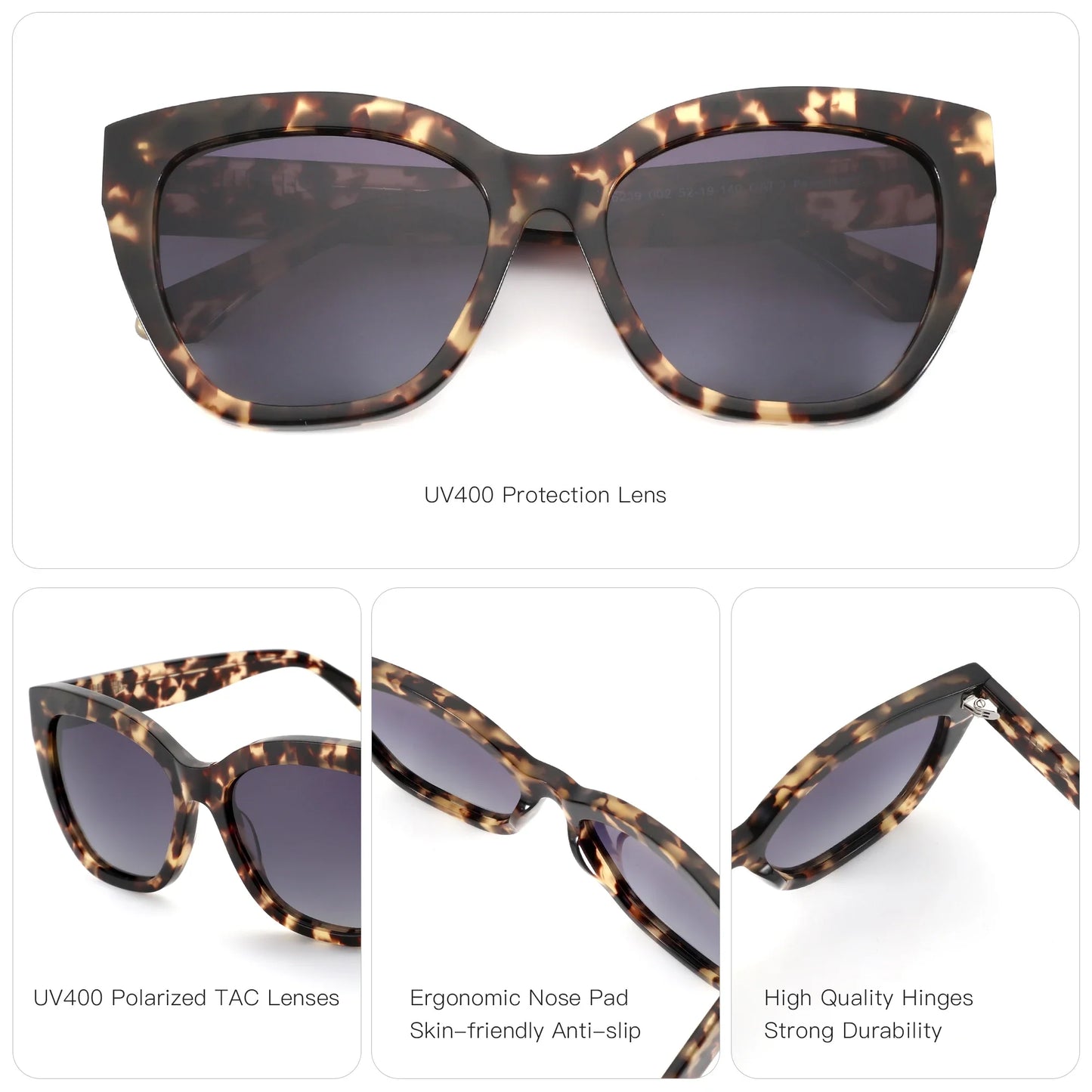 Butterfly Polarized Acetate Sunglasses