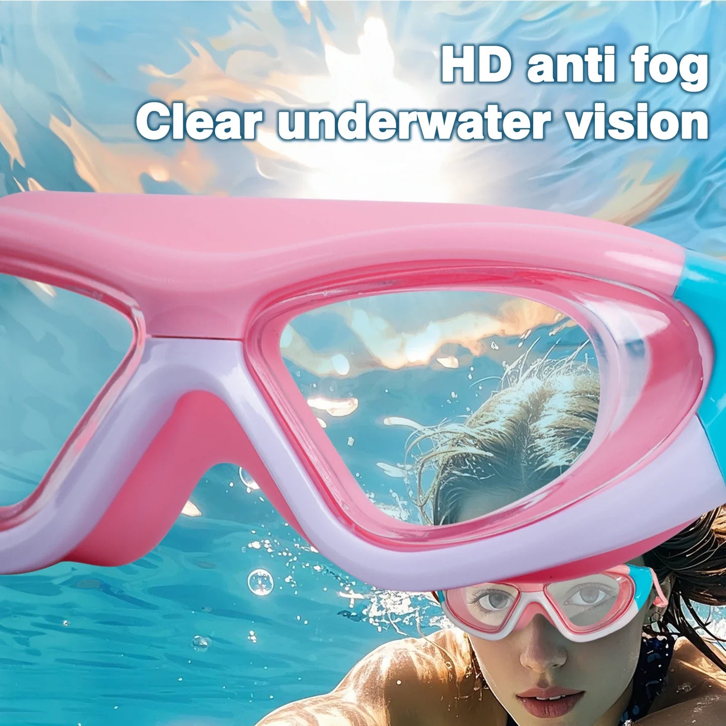 Swimming Cap Goggles Combo