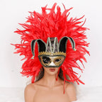 Feather Masquerade Party Mask