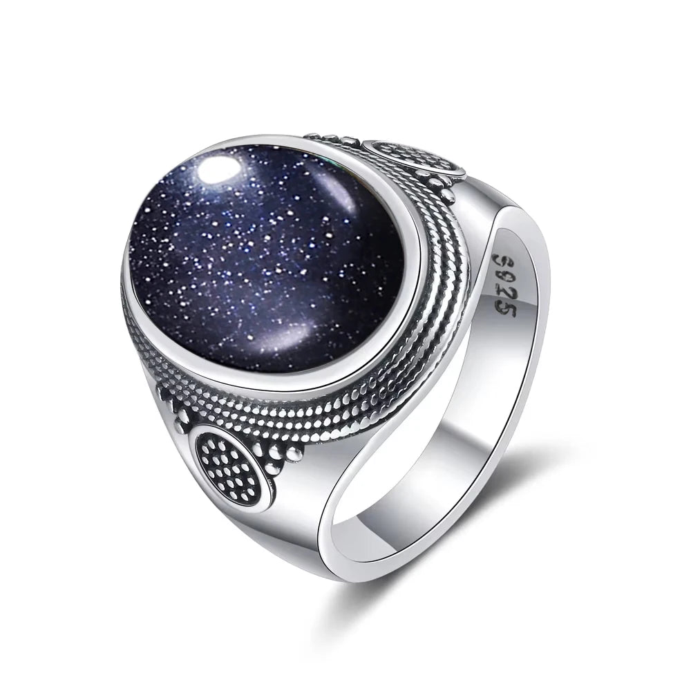 Intgem Labradorite Moonstone Ring