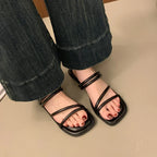 Sexy PU Platform Slippers