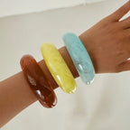 Thick Geometric Cuff Bracelet