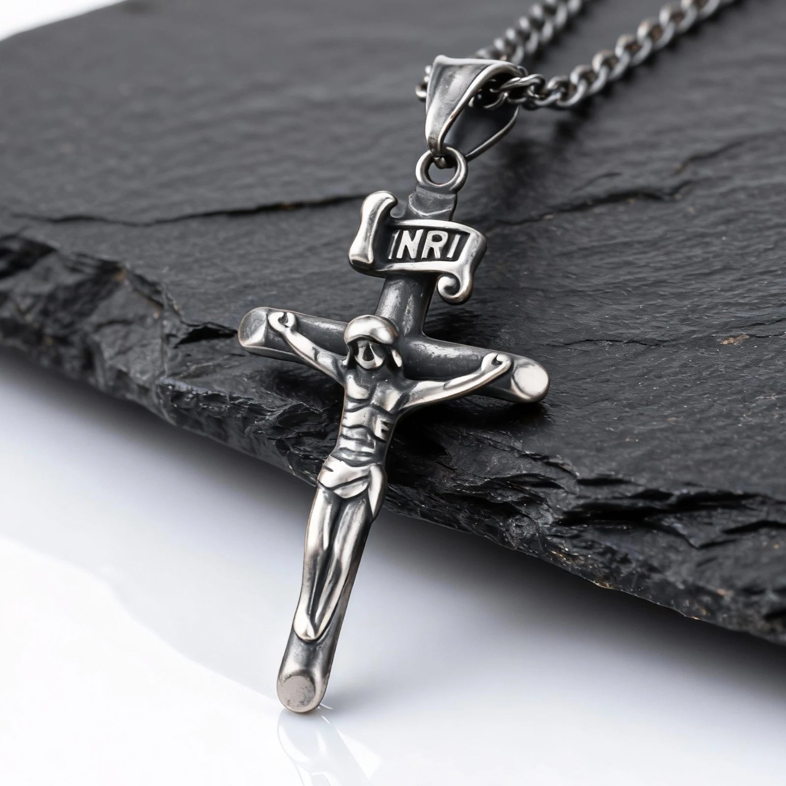 Mprainbow Waterproof Crucifix Necklace