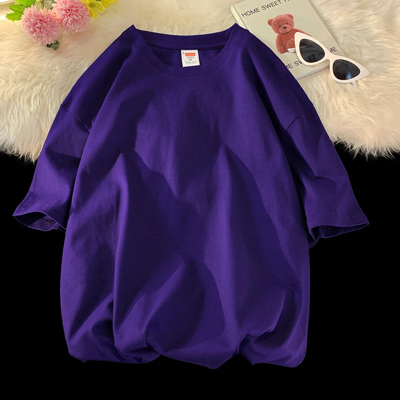 Oversized Cotton Casual Tee