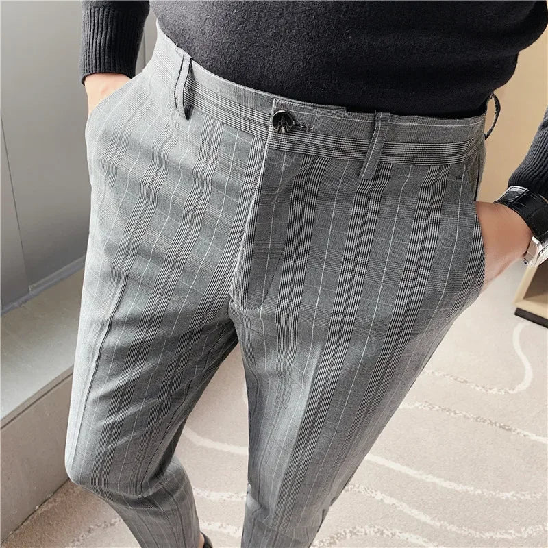Slim Formal Wedding Suit Trousers