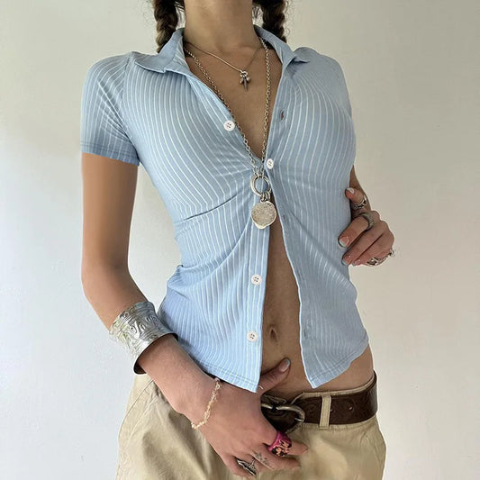 Striped Slim Shirt