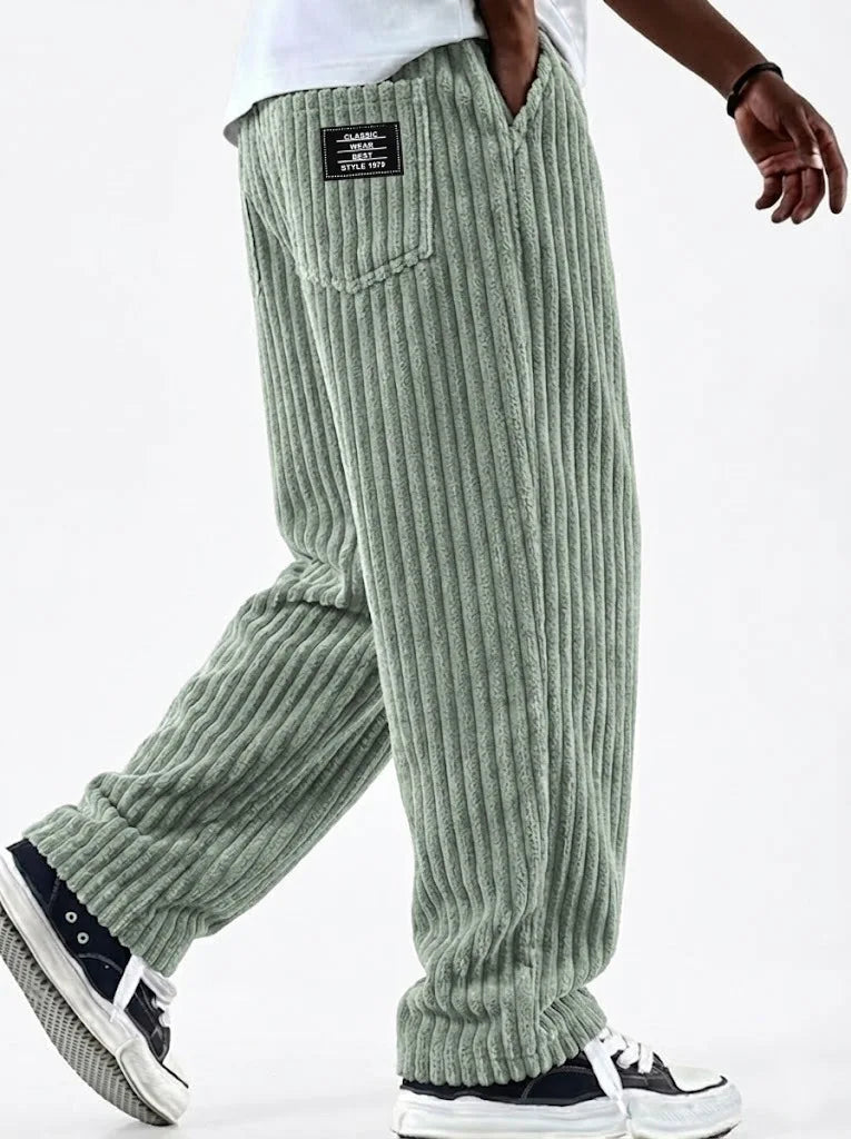 Corduroy Knit Casual Pants