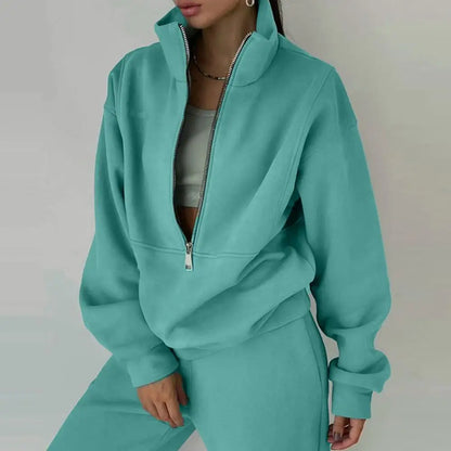 Loose Two-Piece Tracksuit Set