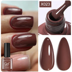 LILYCUTE Dark Red Caramel Gel