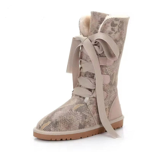 Cowhide Snow Boots