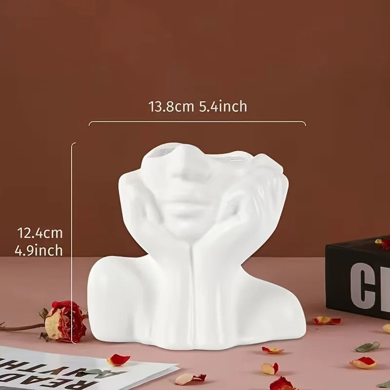 Nordic Face Flower Vase