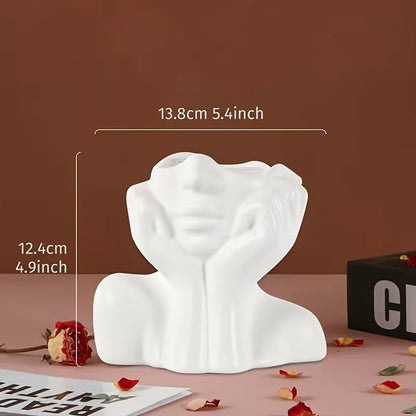 Nordic Face Flower Vase