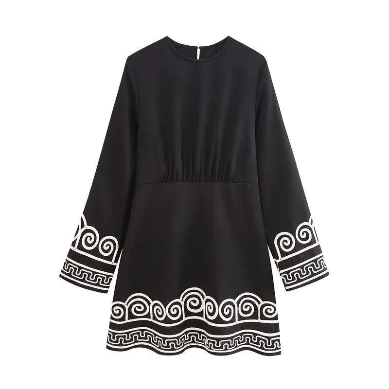 Women’s Embroidered Patchwork Dress