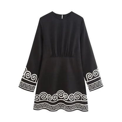 Women’s Embroidered Patchwork Dress
