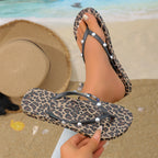 Leopard Print Slippers  Description