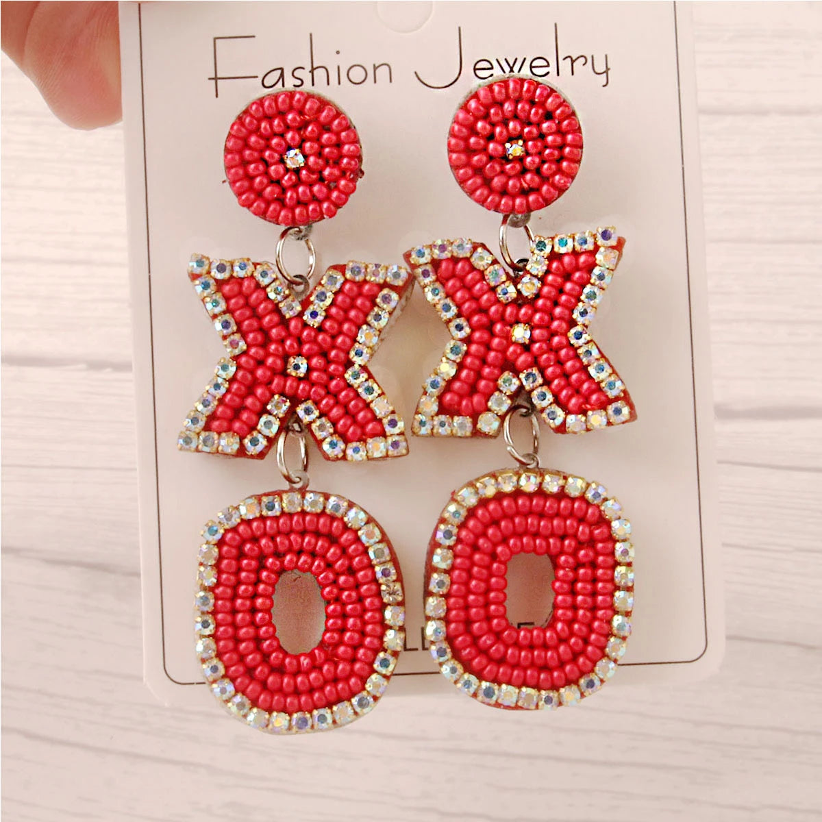 Love Letter Beaded Earrings