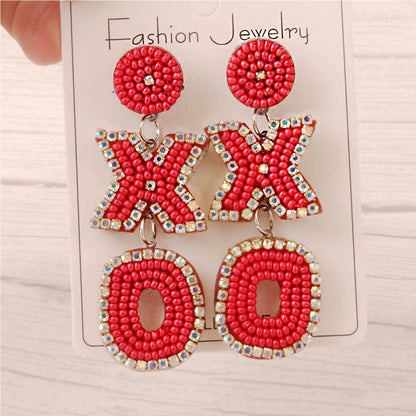 Love Letter Beaded Earrings