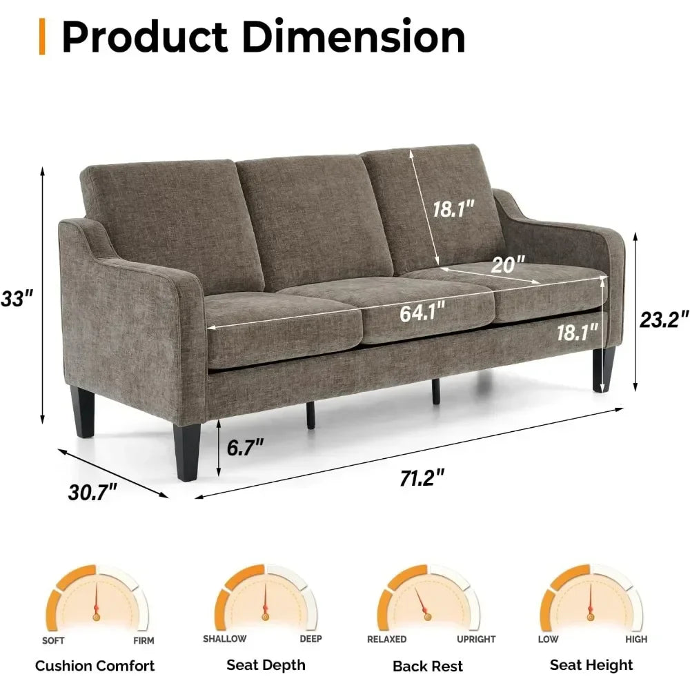 Modern Minimalist Sofa Couch