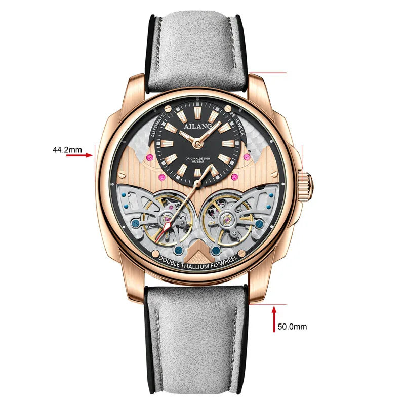 AILANG Tourbillon Leather Automatic Watch