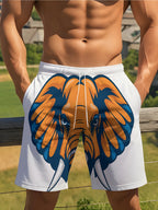 Tribal Elephant Print Swim Trunks
