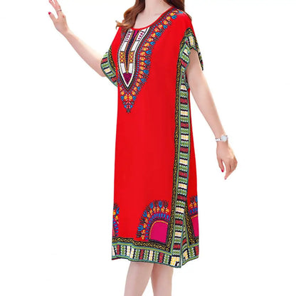 Ethnic Style Women’s Midi Dress