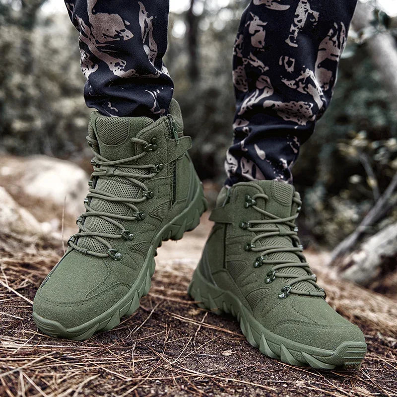DWZRG Desert High-Top Ankle Boots