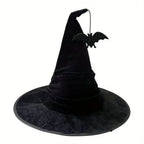 Crumpled Velvet Witch Hat