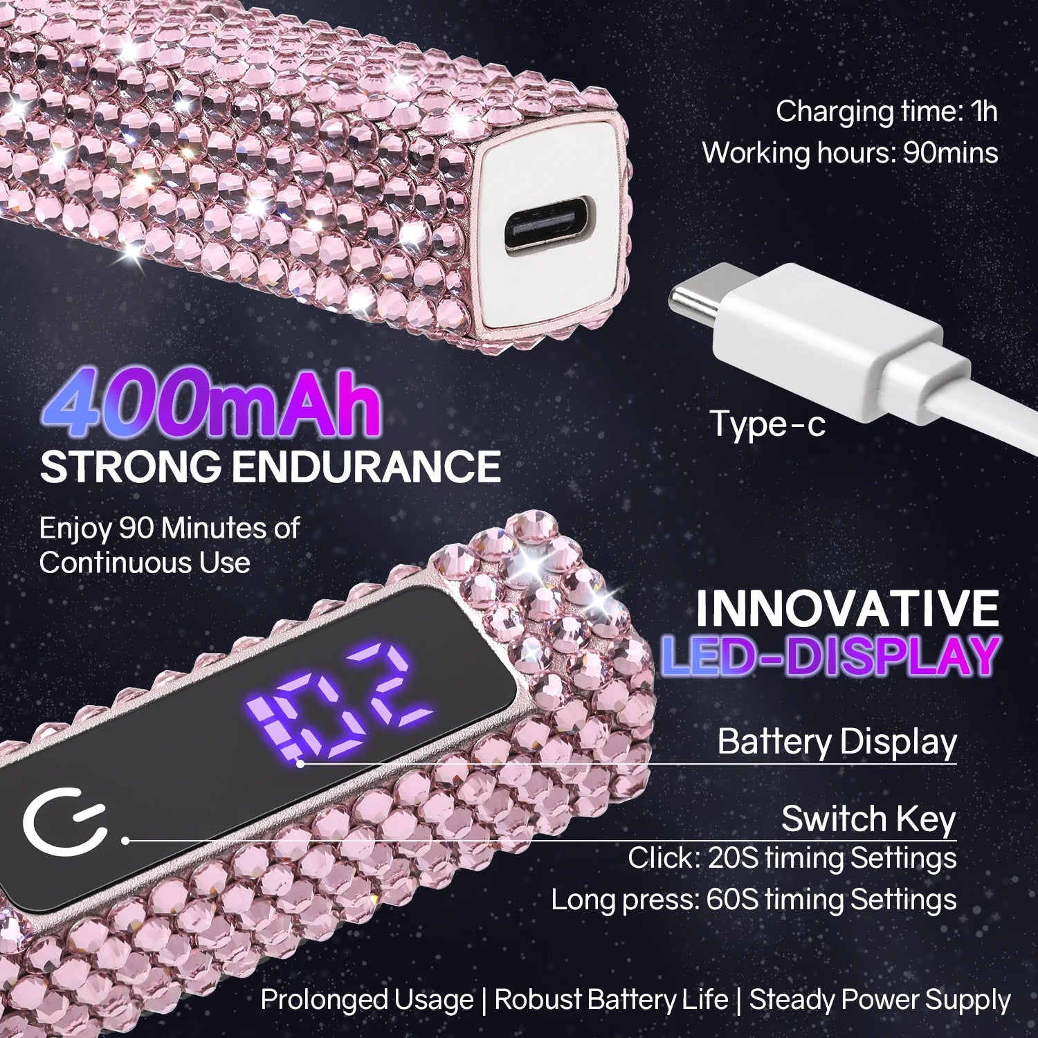 DianaBeauty Handheld UV Led Lamp