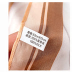 Abstract Marble Satin Square Scarf