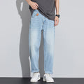 Breathable Elastic Straight Denim Jeans