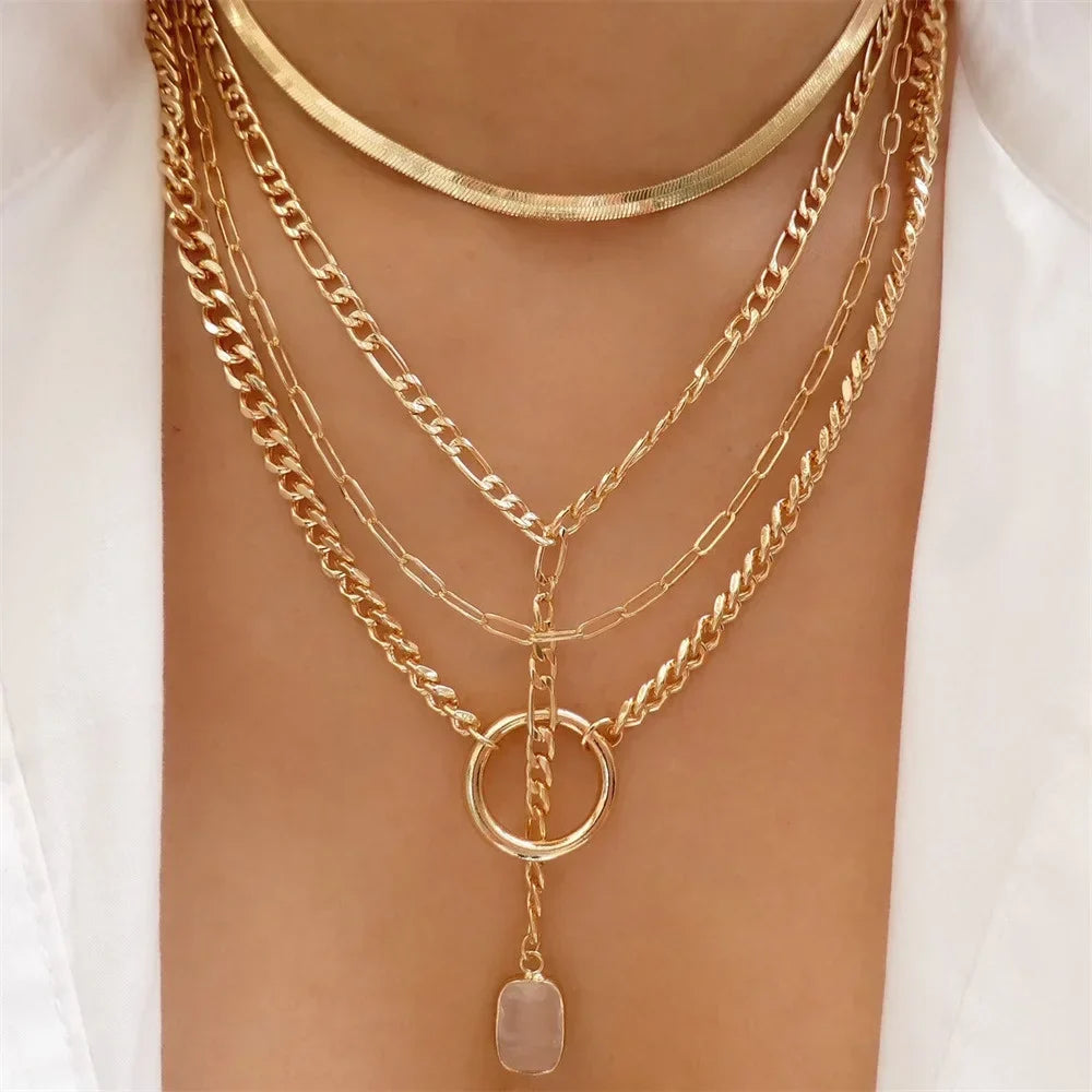 Multilevel Hip Hop Necklace