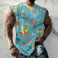 Butterfly Floral Print Tank Top