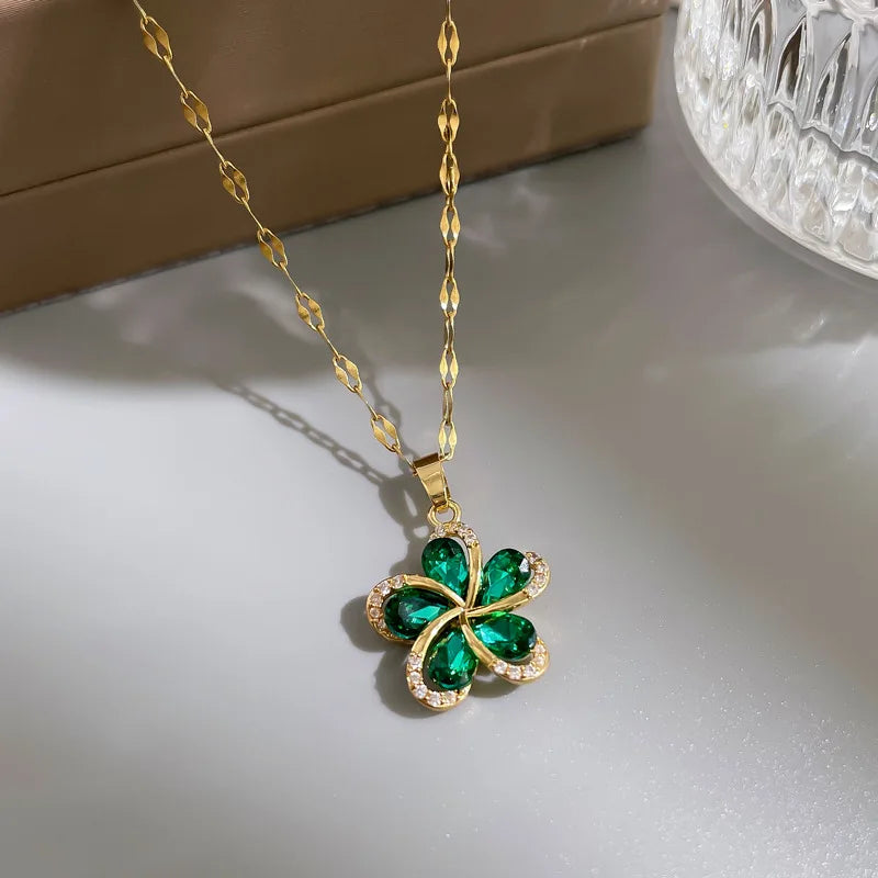 Lucky Charm Zircon Necklace