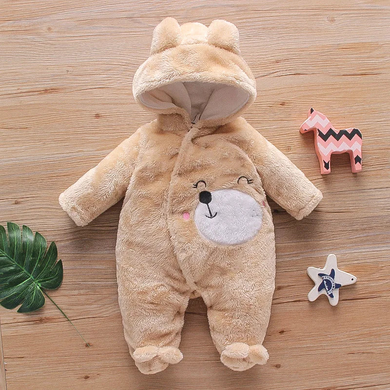 Cute Plush Baby Romper