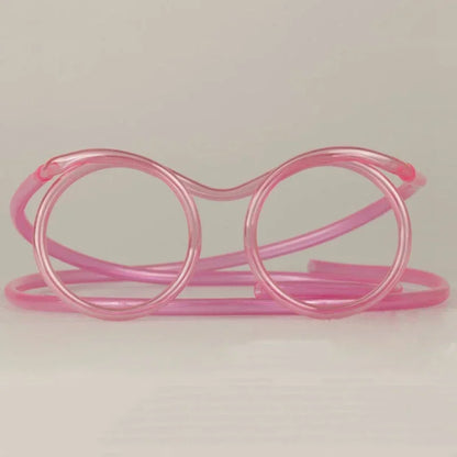 Funny Flexible Straw Glasses