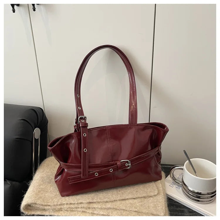 PU Leather Casual Tote