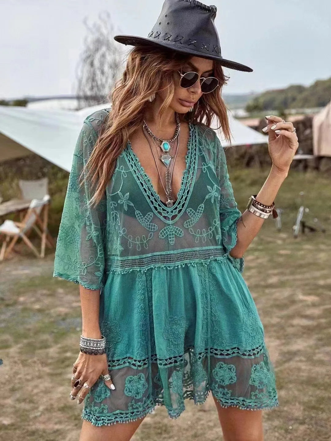 New Lace Bikini Cover-Up