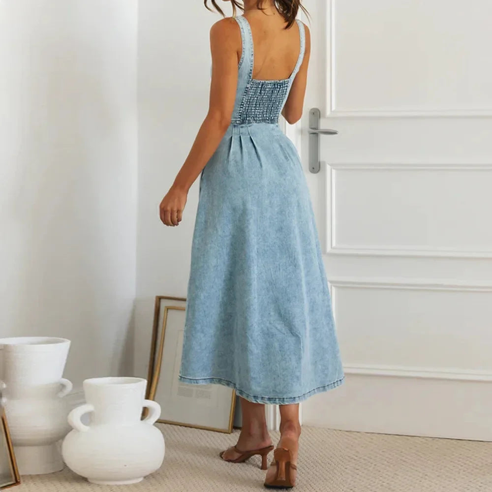 Spring Summer Denim Dress